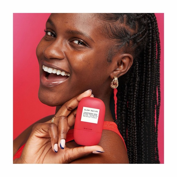 Glow Recipe Strawberry BHA Pore-Smooth Blur Drops Serum | 30 mL 🍓✨ - Picture 10 of 12